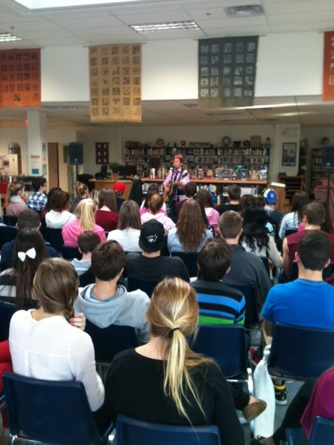 Kate Reid at Frontenac Secondary School November 22, 2012